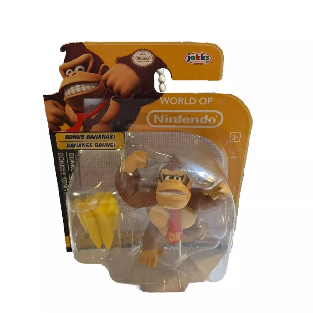 Official World of Nintendo Donkey Kong Figure Bonus Bananas DK Jakks 2015